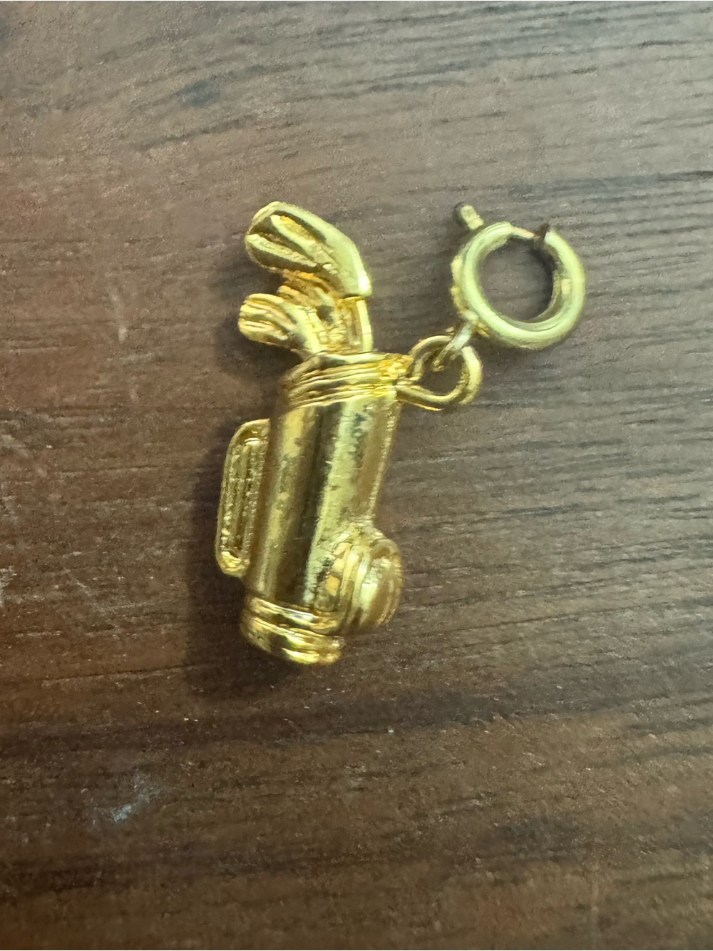 Goldtoned Goldtoned Golf Club Charm